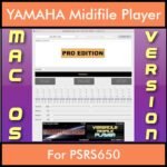 VERSATILE MIDIFILE PLAYER By PK PROFESSIONAL EDITION V 1  - FOR MAC - COMPUTER for YAMAHA PSRS650 in MID format