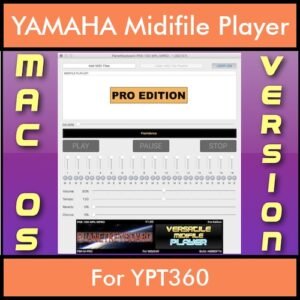 VERSATILE MIDIFILE PLAYER By PK PROFESSIONAL EDITION V 1  - FOR MAC - COMPUTER for YAMAHA YPT360 in MID format