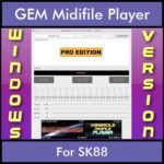 VERSATILE MIDIFILE PLAYER By PK PROFESSIONAL EDITION V 1  - FOR PC - COMPUTER for GEM SK88 in MID format