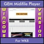 VERSATILE MIDIFILE PLAYER By PK PROFESSIONAL EDITION V 1  - FOR PC - COMPUTER for GEM WK8 in MID format