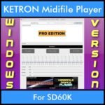VERSATILE MIDIFILE PLAYER By PK PROFESSIONAL EDITION V 1  - FOR PC - COMPUTER for KETRON SD60K in MID format