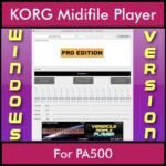 VERSATILE MIDIFILE PLAYER By PK PROFESSIONAL EDITION V 1  - FOR PC - COMPUTER for KORG PA500 in MID format
