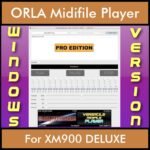 VERSATILE MIDIFILE PLAYER By PK PROFESSIONAL EDITION V 1  - FOR PC - COMPUTER for ORLA XM900 DELUXE in MID format