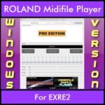 VERSATILE MIDIFILE PLAYER By PK PROFESSIONAL EDITION V 1  - FOR PC - COMPUTER for ROLAND EXRE2 in MID format