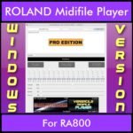 VERSATILE MIDIFILE PLAYER By PK PROFESSIONAL EDITION V 1  - FOR PC - COMPUTER for ROLAND RA800 in MID format