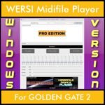 VERSATILE MIDIFILE PLAYER By PK PROFESSIONAL EDITION V 1  - FOR PC - COMPUTER for WERSI GOLDEN GATE 2 in MID format