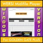 VERSATILE MIDIFILE PLAYER By PK PROFESSIONAL EDITION V 1  - FOR PC - COMPUTER for WERSI GOLDEN GATE PLUS in MID format