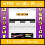 VERSATILE MIDIFILE PLAYER By PK PROFESSIONAL EDITION V 1  - FOR PC - COMPUTER for WERSI OAX(STY format) in MID format