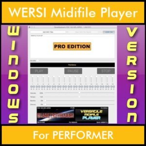 VERSATILE MIDIFILE PLAYER By PK PROFESSIONAL EDITION V 1  - FOR PC - COMPUTER for WERSI PERFORMER in MID format