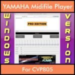 VERSATILE MIDIFILE PLAYER By PK PROFESSIONAL EDITION V 1  - FOR PC - COMPUTER for YAMAHA CVP805 in MID format