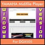 VERSATILE MIDIFILE PLAYER By PK PROFESSIONAL EDITION V 1  - FOR PC - COMPUTER for YAMAHA DGX505 in MID format
