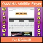 VERSATILE MIDIFILE PLAYER By PK PROFESSIONAL EDITION V 1  - FOR PC - COMPUTER for YAMAHA DGX640 in MID format