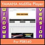 VERSATILE MIDIFILE PLAYER By PK PROFESSIONAL EDITION V 1  - FOR PC - COMPUTER for YAMAHA PSR540 in MID format