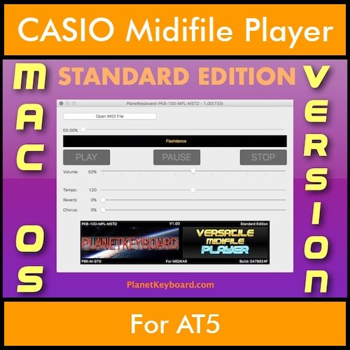 VERSATILE MIDIFILE PLAYER By PK STANDARD EDITION V 1  - FOR MAC - COMPUTER for CASIO AT5 in MID format VERSATILE MIDIFILE PLAYER By PK STANDARD EDITION V 1  - FOR MAC - COMPUTER for CASIO AT5 in MID format