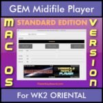 VERSATILE MIDIFILE PLAYER By PK STANDARD EDITION V 1  - FOR MAC - COMPUTER for GEM WK2 ORIENTAL in MID format
