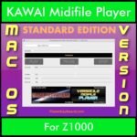VERSATILE MIDIFILE PLAYER By PK STANDARD EDITION V 1  - FOR MAC - COMPUTER for KAWAI Z1000 in MID format