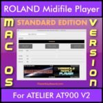 VERSATILE MIDIFILE PLAYER By PK STANDARD EDITION V 1  - FOR MAC - COMPUTER for ROLAND ATELIER AT900 V2 in MID format