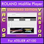VERSATILE MIDIFILE PLAYER By PK STANDARD EDITION V 1  - FOR MAC - COMPUTER for ROLAND ATELIER AT100 in MID format