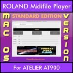 VERSATILE MIDIFILE PLAYER By PK STANDARD EDITION V 1  - FOR MAC - COMPUTER for ROLAND ATELIER AT900 in MID format