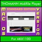 VERSATILE MIDIFILE PLAYER By PK STANDARD EDITION V 1  - FOR MAC - COMPUTER for THOMANN AKX1100 in MID format