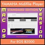VERSATILE MIDIFILE PLAYER By PK STANDARD EDITION V 1  - FOR MAC - COMPUTER for YAMAHA EOS B2000 in MID format
