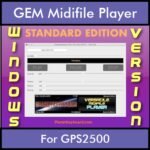 VERSATILE MIDIFILE PLAYER By PK STANDARD EDITION V 1  - FOR PC - COMPUTER for GEM GPS2500 in MID format