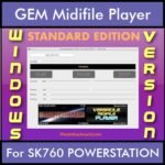 VERSATILE MIDIFILE PLAYER By PK STANDARD EDITION V 1  - FOR PC - COMPUTER for GEM SK760 POWERSTATION in MID format