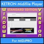 VERSATILE MIDIFILE PLAYER By PK STANDARD EDITION V 1  - FOR PC - COMPUTER for KETRON MIDJPRO in MID format