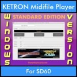 VERSATILE MIDIFILE PLAYER By PK STANDARD EDITION V 1  - FOR PC - COMPUTER for KETRON SD60 in MID format