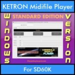 VERSATILE MIDIFILE PLAYER By PK STANDARD EDITION V 1  - FOR PC - COMPUTER for KETRON SD60K in MID format