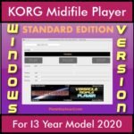 VERSATILE MIDIFILE PLAYER By PK STANDARD EDITION V 1  - FOR PC - COMPUTER for KORG I3 Year Model 2020 in MID format