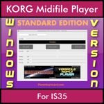 VERSATILE MIDIFILE PLAYER By PK STANDARD EDITION V 1  - FOR PC - COMPUTER for KORG IS35 in MID format