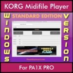 VERSATILE MIDIFILE PLAYER By PK STANDARD EDITION V 1  - FOR PC - COMPUTER for KORG PA1X PRO in MID format