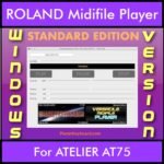 VERSATILE MIDIFILE PLAYER By PK STANDARD EDITION V 1  - FOR PC - COMPUTER for ROLAND ATELIER AT75 in MID format