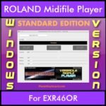 VERSATILE MIDIFILE PLAYER By PK STANDARD EDITION V 1  - FOR PC - COMPUTER for ROLAND EXR46OR in MID format