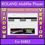 VERSATILE MIDIFILE PLAYER By PK STANDARD EDITION V 1  - FOR PC - COMPUTER for ROLAND EXRE2 in MID format