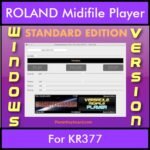VERSATILE MIDIFILE PLAYER By PK STANDARD EDITION V 1  - FOR PC - COMPUTER for ROLAND KR377 in MID format
