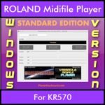 VERSATILE MIDIFILE PLAYER By PK STANDARD EDITION V 1  - FOR PC - COMPUTER for ROLAND KR570 in MID format