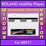 VERSATILE MIDIFILE PLAYER By PK STANDARD EDITION V 1  - FOR PC - COMPUTER for ROLAND KR977 in MID format