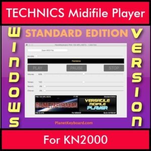 VERSATILE MIDIFILE PLAYER By PK STANDARD EDITION V 1  - FOR PC - COMPUTER for TECHNICS KN2000 in MID format
