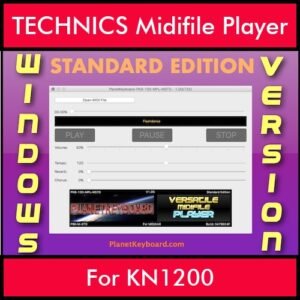VERSATILE MIDIFILE PLAYER By PK STANDARD EDITION V 1  - FOR PC - COMPUTER for TECHNICS KN1200 in MID format