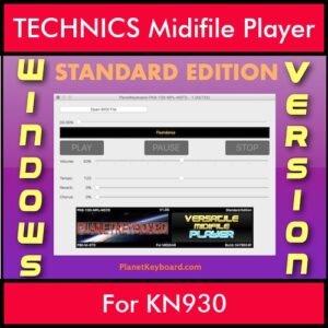 VERSATILE MIDIFILE PLAYER By PK STANDARD EDITION V 1  - FOR PC - COMPUTER for TECHNICS KN930 in MID format