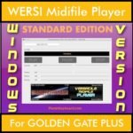 VERSATILE MIDIFILE PLAYER By PK STANDARD EDITION V 1  - FOR PC - COMPUTER for WERSI GOLDEN GATE PLUS in MID format