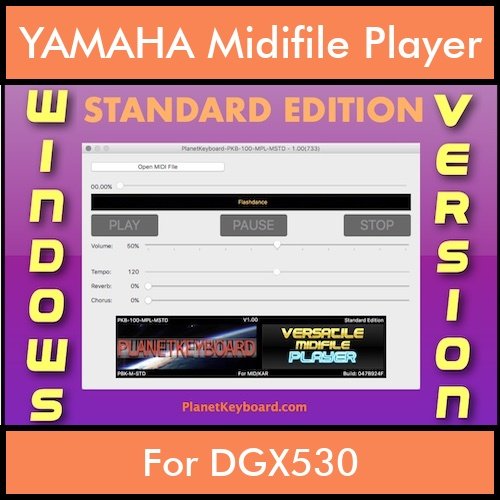 VERSATILE MIDIFILE PLAYER By PK STANDARD EDITION V 1 - FOR PC - COMPUTER for YAMAHA DGX530 in MID format VERSATILE MIDIFILE PLAYER By PK STANDARD EDITION V 1 - FOR PC - COMPUTER for YAMAHA DGX530 in MID format