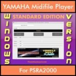 VERSATILE MIDIFILE PLAYER By PK STANDARD EDITION V 1  - FOR PC - COMPUTER for YAMAHA PSRA2000 in MID format