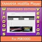 VERSATILE MIDIFILE PLAYER By PK STANDARD EDITION V 1  - FOR PC - COMPUTER for YAMAHA PSR3000 in MID format