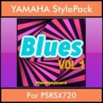 The Greatest Styles By PK Vol. 05  - Blues Vol. 01 - 60 Styles / Song Styles for YAMAHA PSRSX720 in STY format