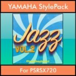 The Greatest Styles By PK Vol. 13  - Jazz Vol. 02 - 60 Styles / Song Styles for YAMAHA PSRSX720 in STY format
