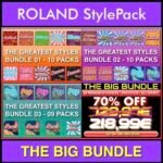 The Big Bundle - Roland Edition - 29 Premium Style Packs 1740 Styles - 70% OFF